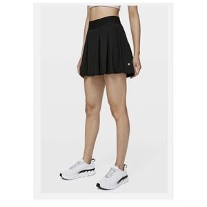 Lululemon Women's Skort Black Pleated Run Tennis‎ Golf Sz 8 Gym Training Pockets